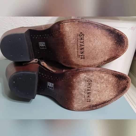 Shyanne Embroidered Leather Booties - Picture 7 of 8